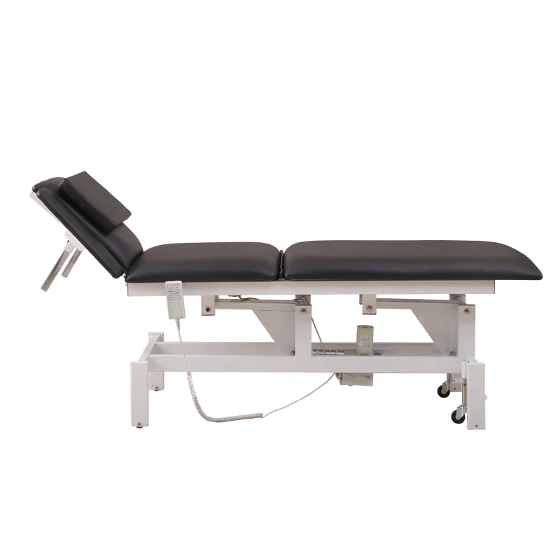 Deluxe Electric Lifeback Massage Bed Power Lift Backrest Facial Bed Electric Lifeback Massage Bed Power Lift Tilt Table