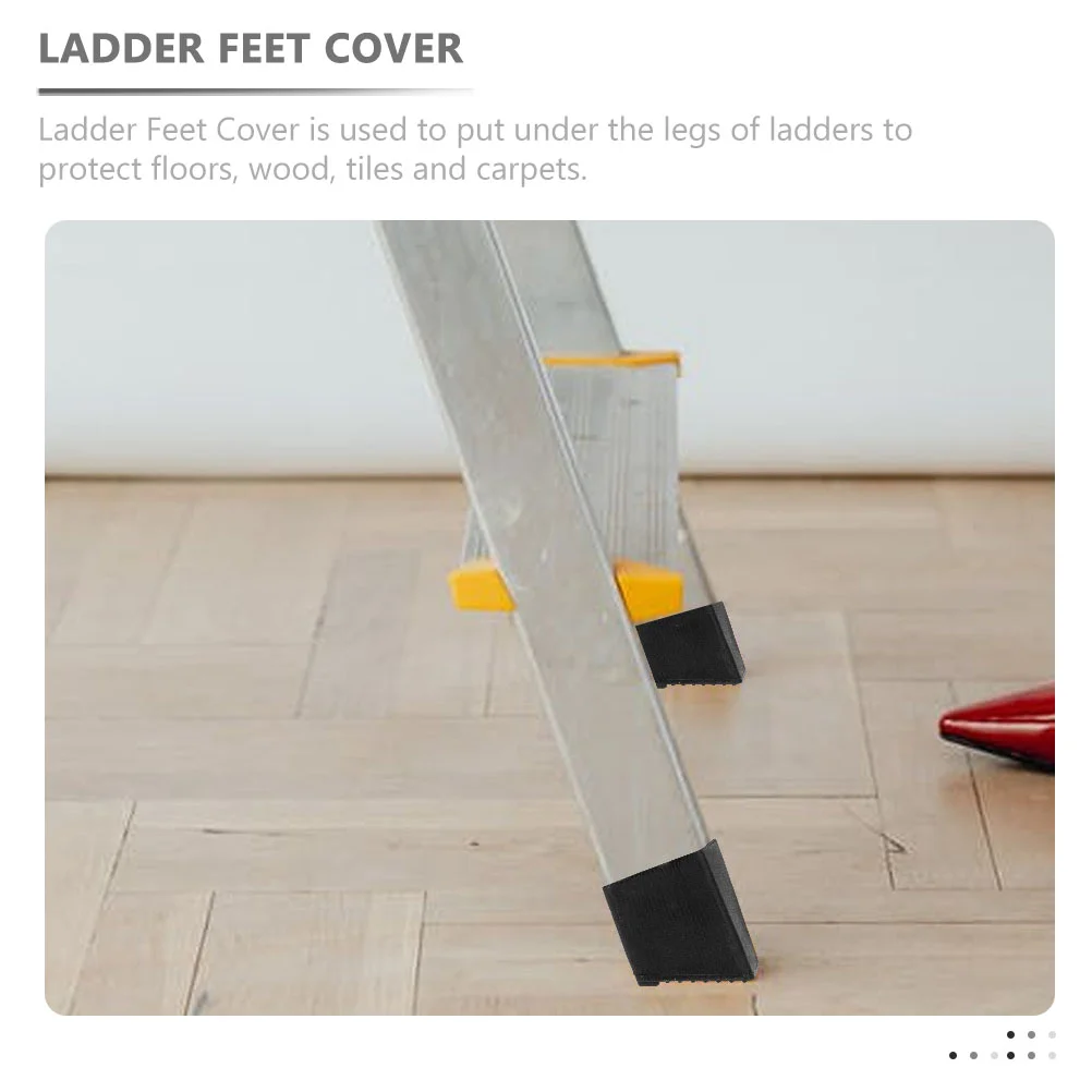 Extension Ladder Parts Stabilizer for Gutters Accessories Rubber Protector Guard Step Leg Caps Foot Covers Bumpers