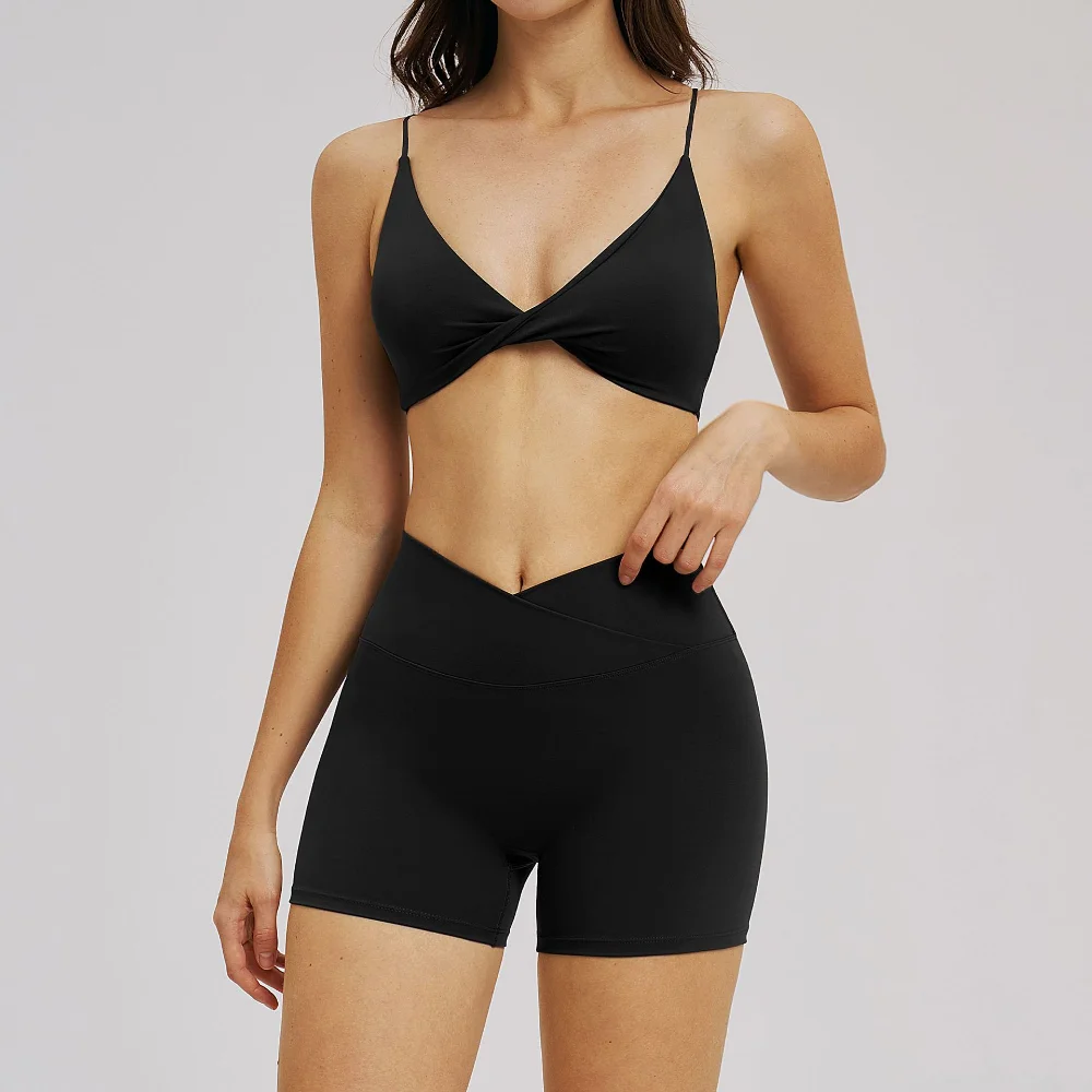 Sports Set Yoga Set Tracksuits Women Gym Clothes Sport Bra Fitness Workout Cycling Shorts Yoga Legging Fitness Suit Sportswear