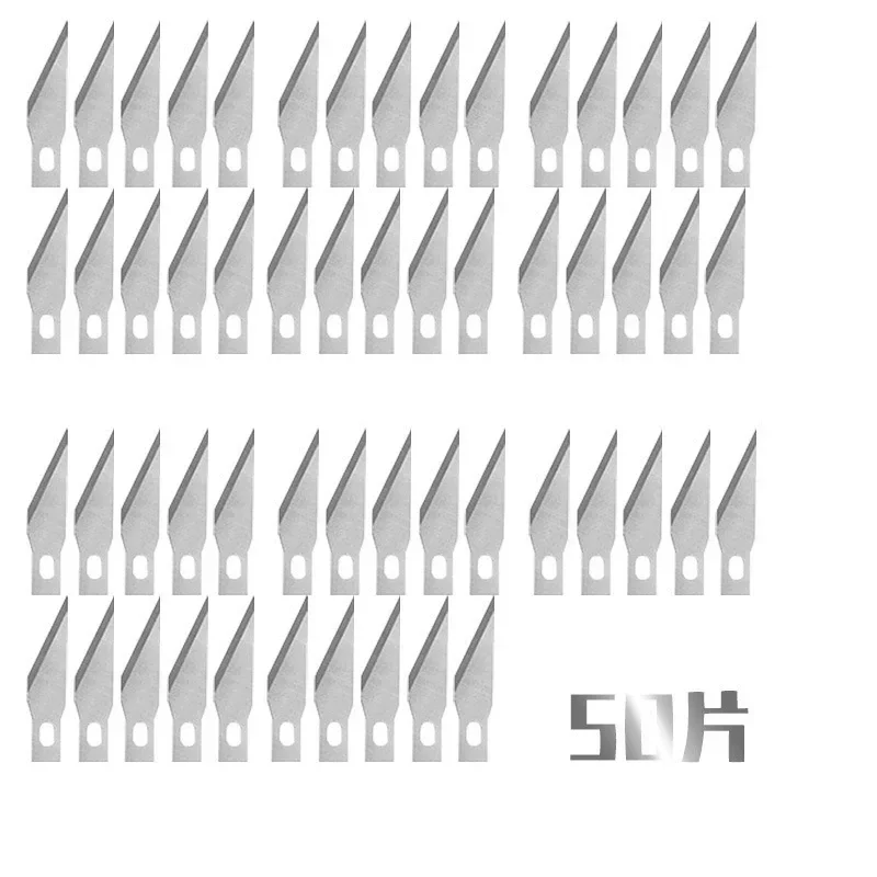 

10-80pcs #11 Blades Stainless Steel Engraving Knife Blades Wood Carving Knife Blade Replacement Scalpel Craft