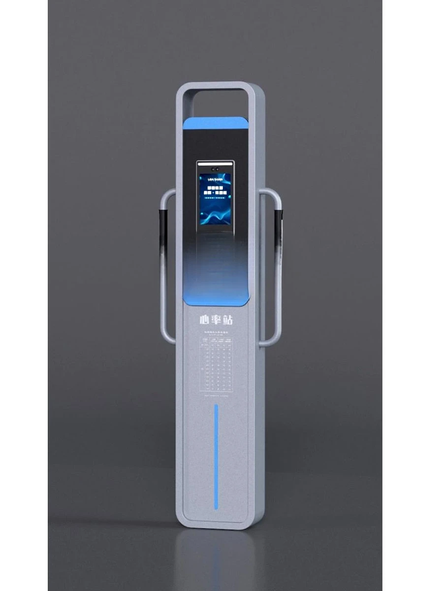 Máquina de teste e detecção de frequência cardíaca