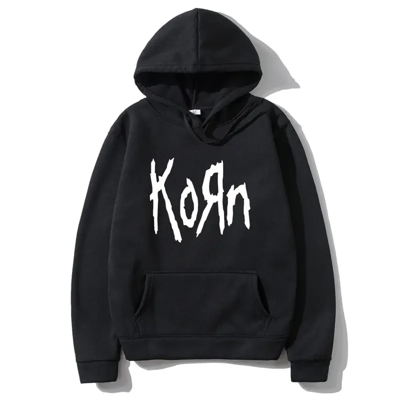 Korn Rock band letter hoodie men women hip hop Harajuku hoodies Cotton High Street sweatshirt autumn winter unisex sweatshirts