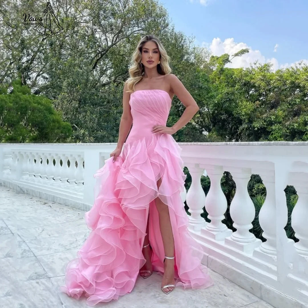 

Vows Элегантные вечерние платья для женщин Свадебные платья на заказ Свадебная линия Шифоновое многослойное платье для выпускного вечера Formula 2025