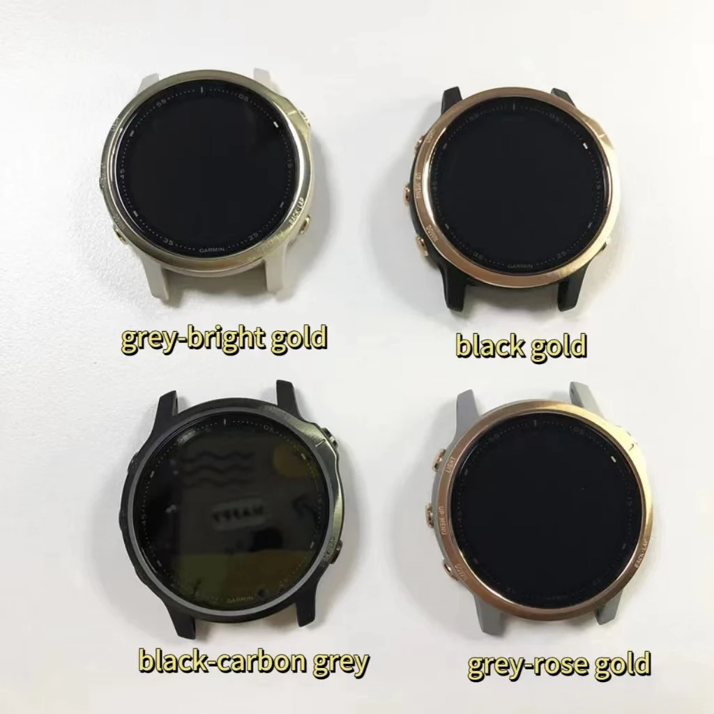 

For GARMIN Fenix 6s Sapphire LCD Display Screen Repair LCD Panel With Front Cover Case Part Replacement (Optional)