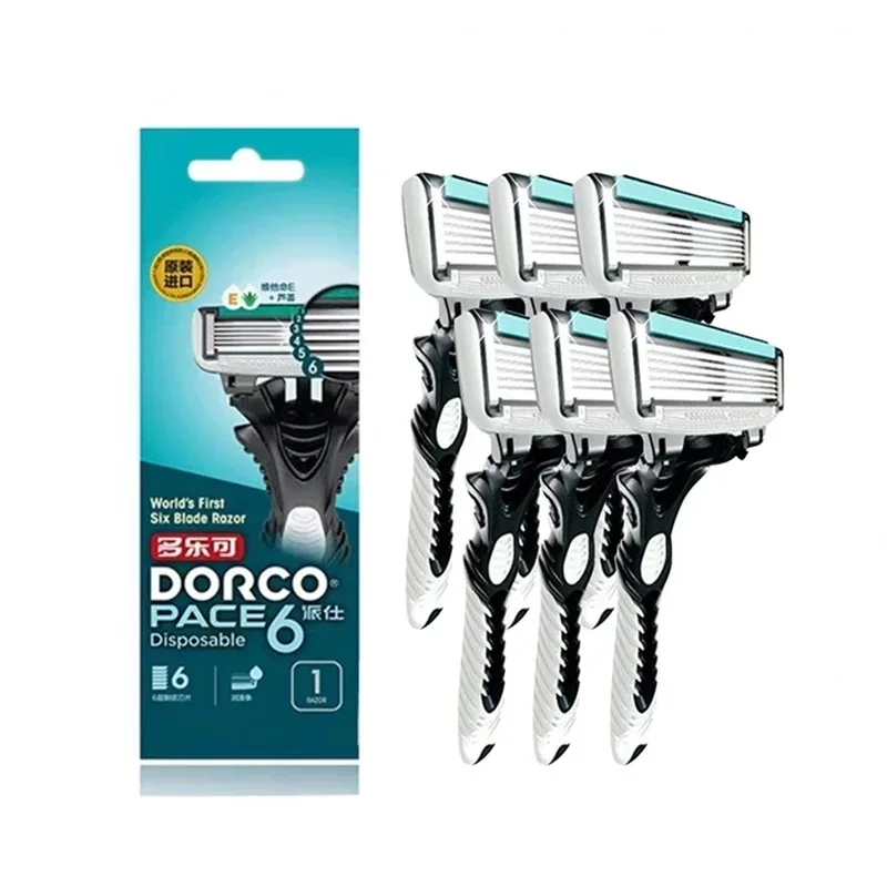 -1pc/3pcs/5pcs High-Quality Manual Razor – 6-Layer Sharp Blades for Smooth & Comfortable Shaving for Men’s Grooming & Daily Use