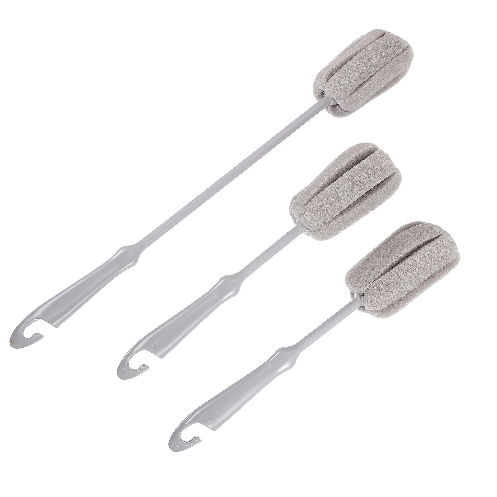 

3Pcs Bottle Cleaning Brush PP Plastic Handle High Quality Sponge Head Long 15 Inch Short 98 Inch Durable Cup Cleaner
