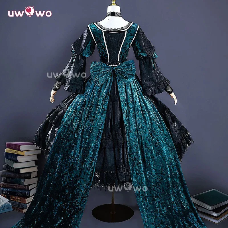 UWOWO Collab Series: Ciell Cosplay Anime Black Bulterr Ciell Sieglinde Sullivan Emerald Witch Gown Cosplay Costume