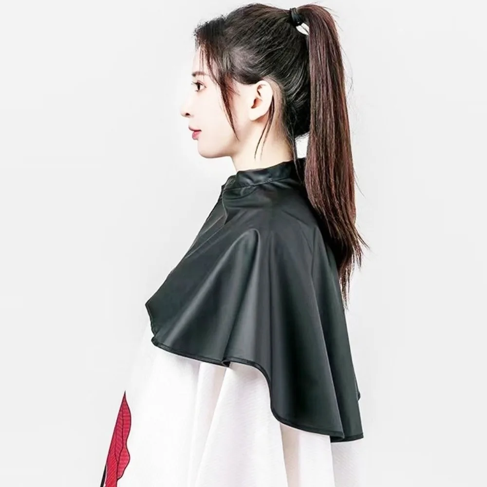 

Short Waterproof Makeup Apron Cloth Wrap Professional Black Half Apron Adjustable Antistatic Hairdressing Apron Beauty Salon