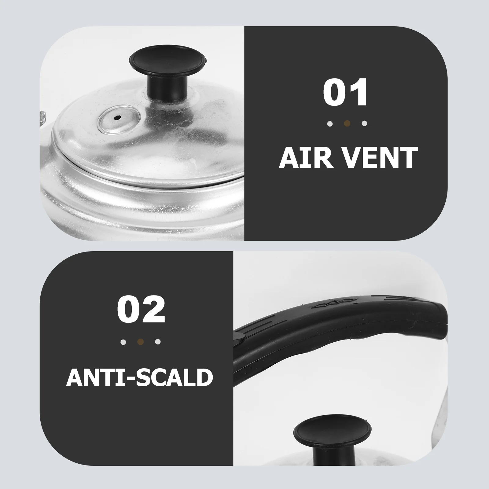 

Stovetop Aluminum Tea Kettle Whistling Water Pot Rustproof Wear Resistant Handle Design for Home Kitchen Use Daily Supplies