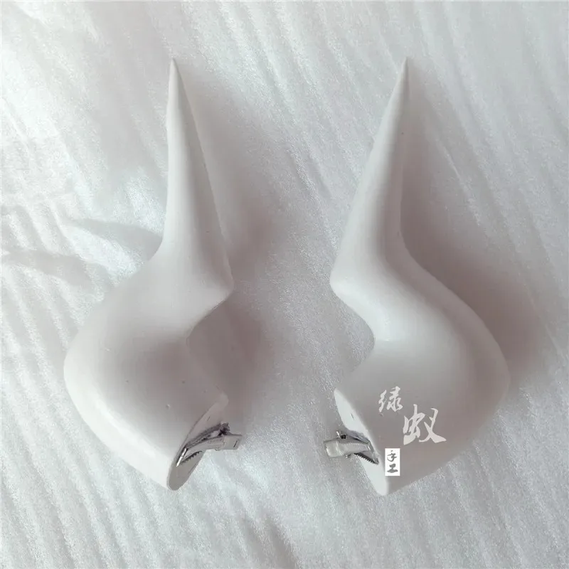 2025 aaa 게임 헬테이커 루시퍼 뿔 왕관 머리띠 헤드웨어 코스프레 소품 액세서리 헤어 클립