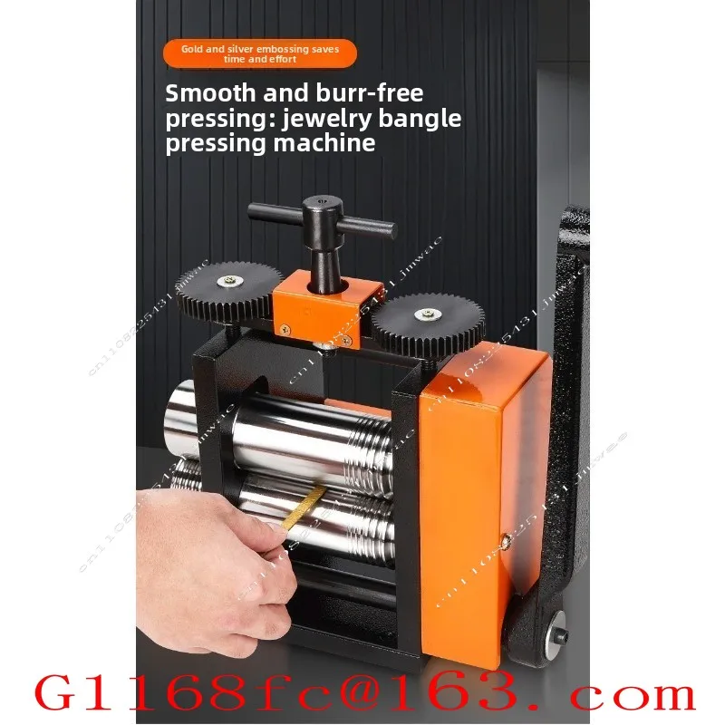 Small Hand Pressing Machine, Bracelet Pressing Machine, Silver and Copper Jewelry DIY Gold and Tools
