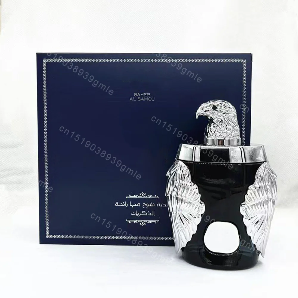 العلامة التجارية الأصلية العطور العربية الفاخرة عطر الرجل الفضي النسر Uae الشرقي عطر طويل الأمد للجسم رذاذ عطر عالي الجودة