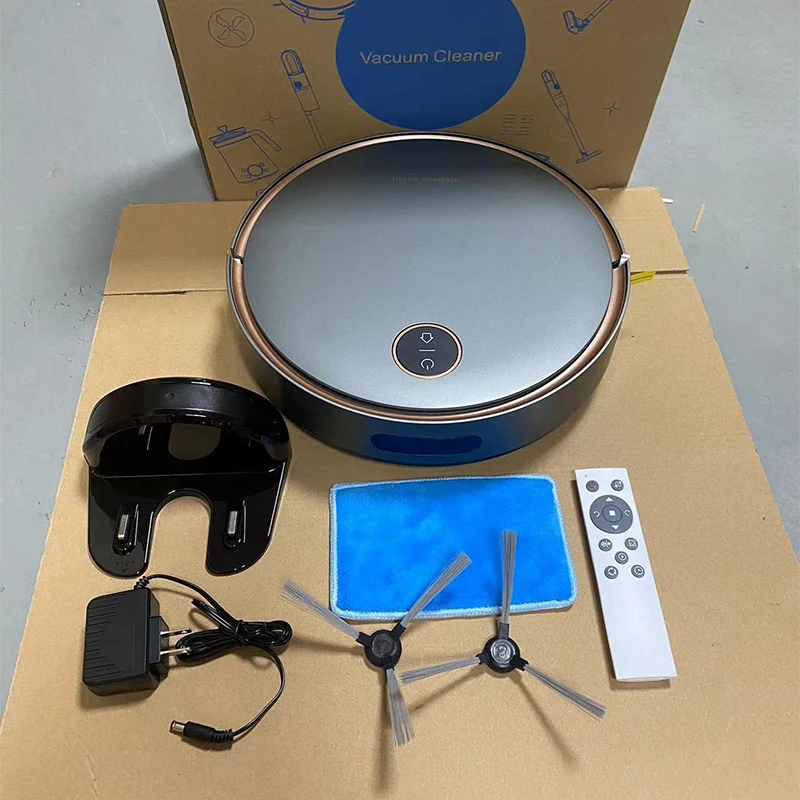 Autonomous Charging Robot Vacuum 2000Pa Powerful Suction Infrared Sensing Technology Rechargeable Lithium Battery