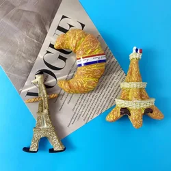 France Souvenirs Creative Bread Fridge Magnets Paris Provence Eiffel Refrigerator Stickers Home Decoration Wedding Gifts