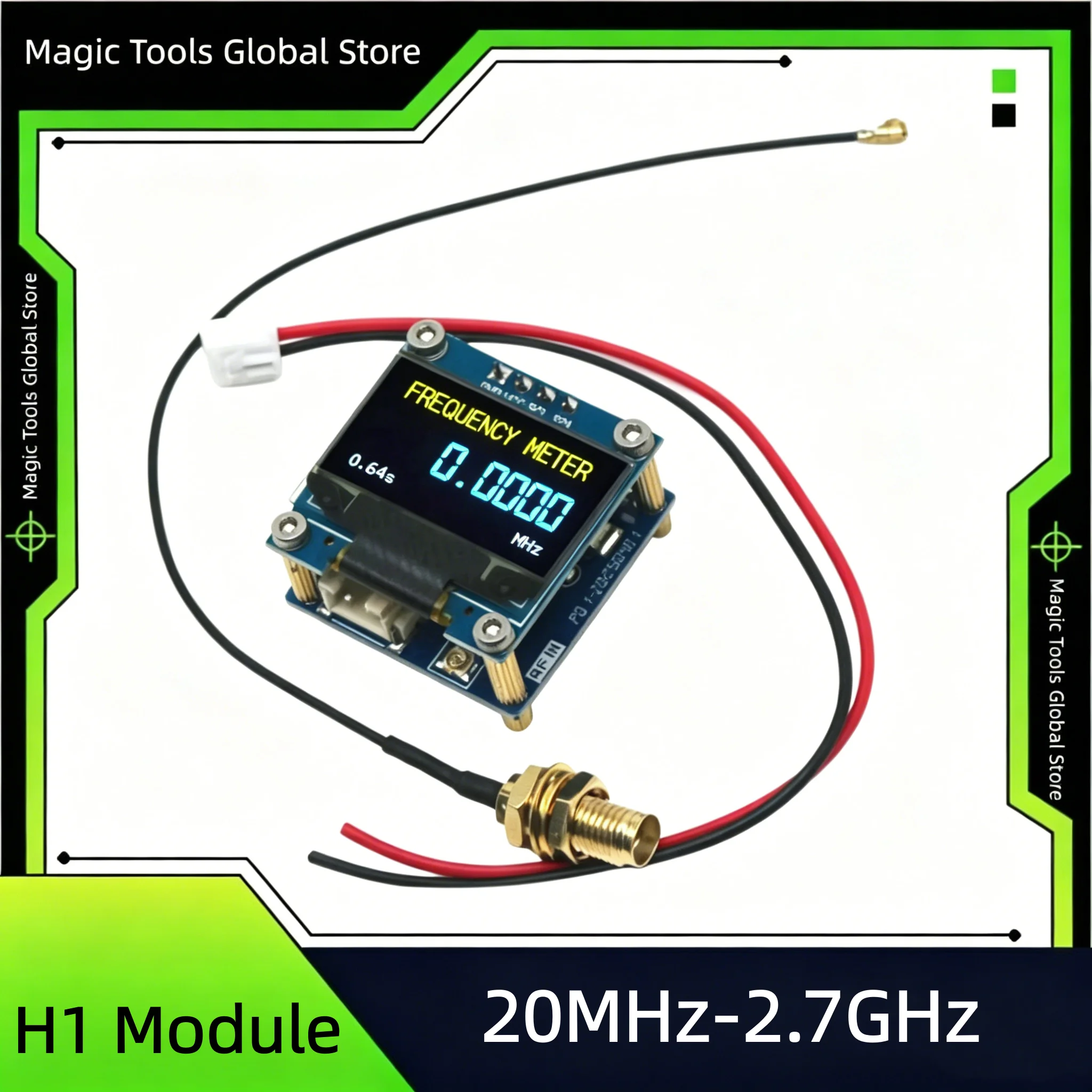 �y�Z�[�����z20Mhz-2.7Ghz���g���J�E���^�[ OLED�f�B�X�v���C���W���[�� RF�f�W�^���M�����g���v �����x���� HAM�A���v