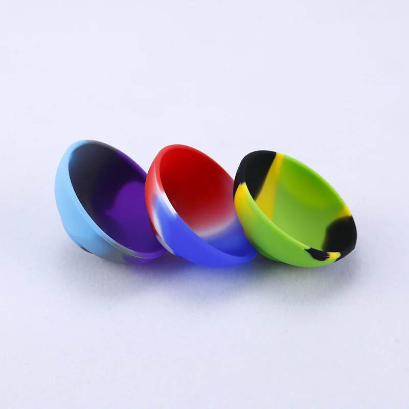 1pc Mini Silicone Bowls, Tobacco Silicone Bowl, Multicolored Pinch Bowls, Reusable Snack Bowls, Silicone Condiment Bowls