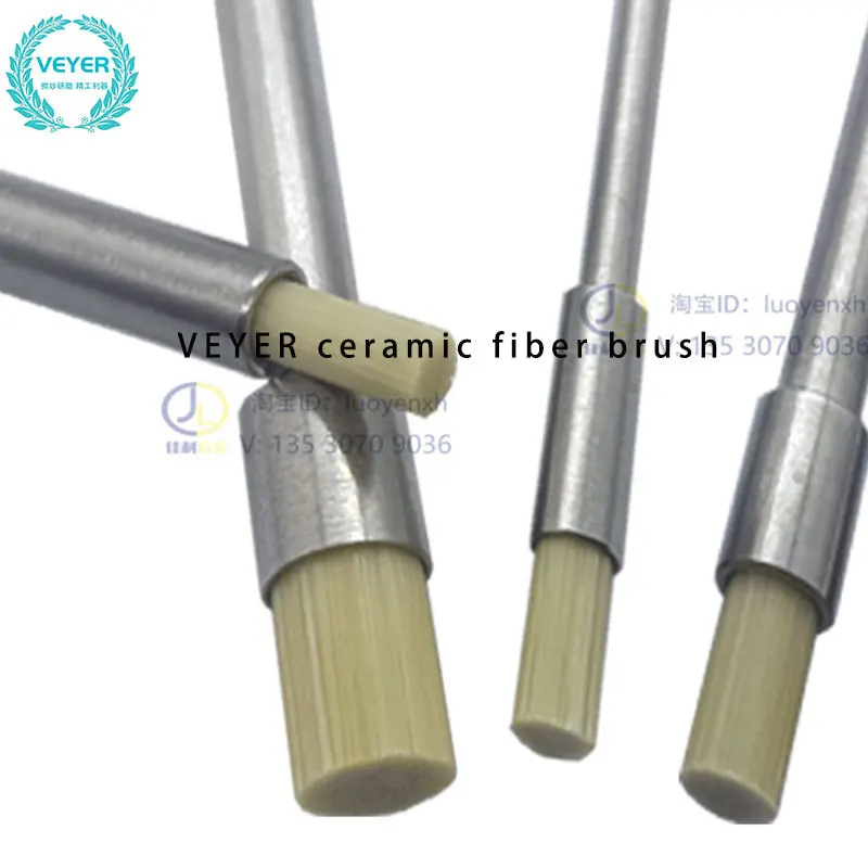 [Quality]Ceramic Fiber Polish Drill Brush Polish 7mm CNC Spindle Accessories for Aluminum VEYER Cut Marks Removal