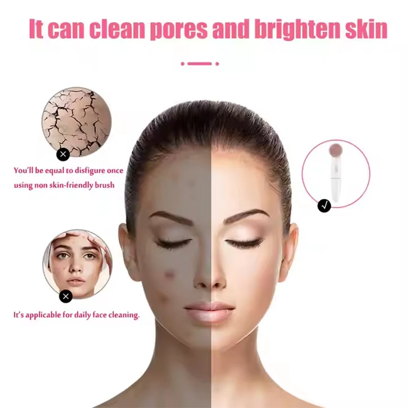 منظف عميق عالي الجودة لإزالة الرؤوس السوداء وتنظيف الأنف من السيليكون وفرشاة تنظيف الوجه ومنظف الوجه #2
