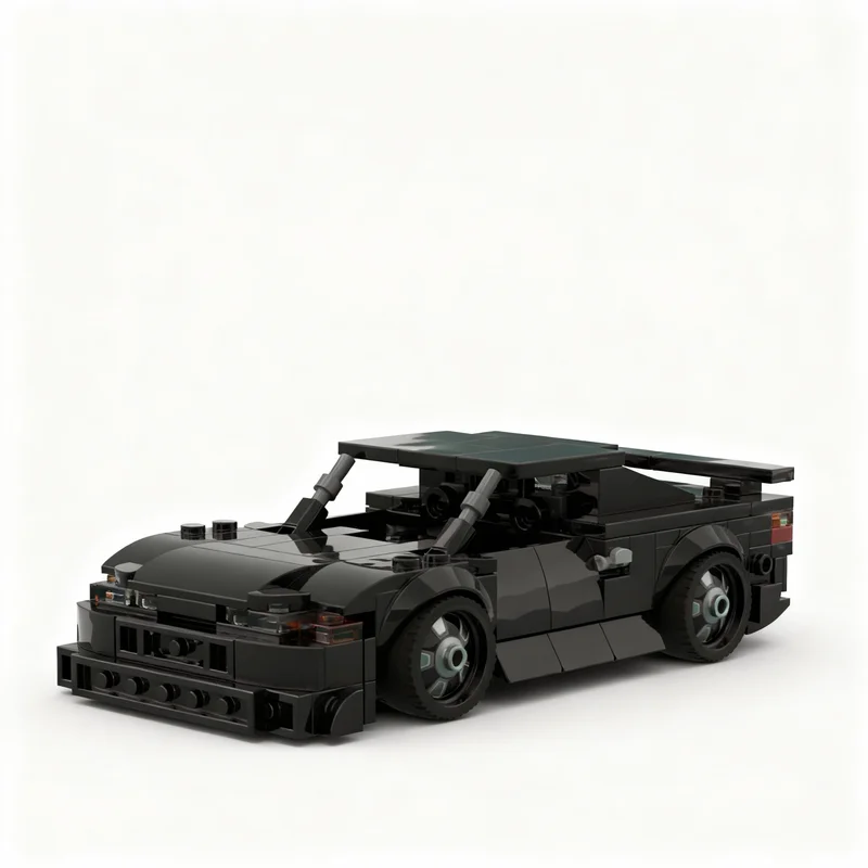 

266PCS MOC City Champions Super Car Honda Civic EJ1 Fast Furious Model Technology DIY Assembly Building Blocks Display Gift Home