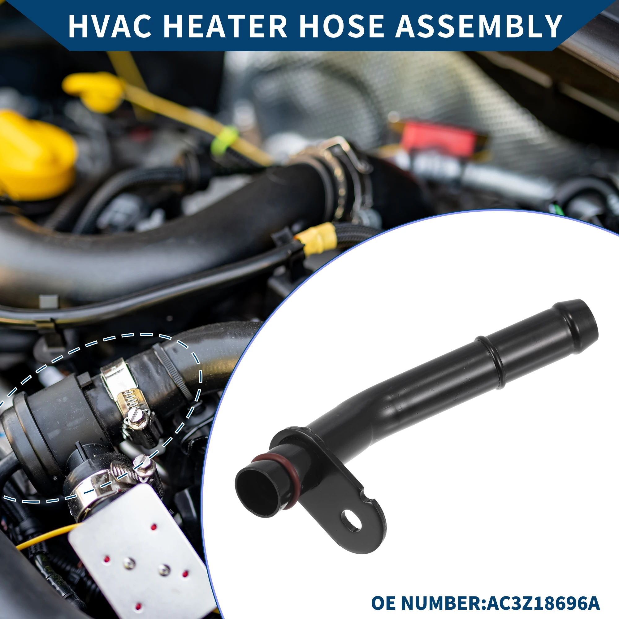 

UXCELL Car Engine HVAC Heater Hose Assembly for Ford F-250 Super Duty 2011-2018