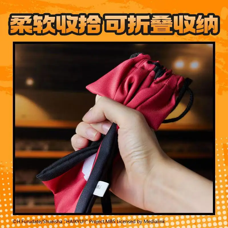 Haikyuu!! Tas met trekkoord Jersey Store Portemonnee Reizen Cosmetische Tas Creatieve Sieraden Opbergdoos Jongen/meisje Anime Cartoon Geschenken