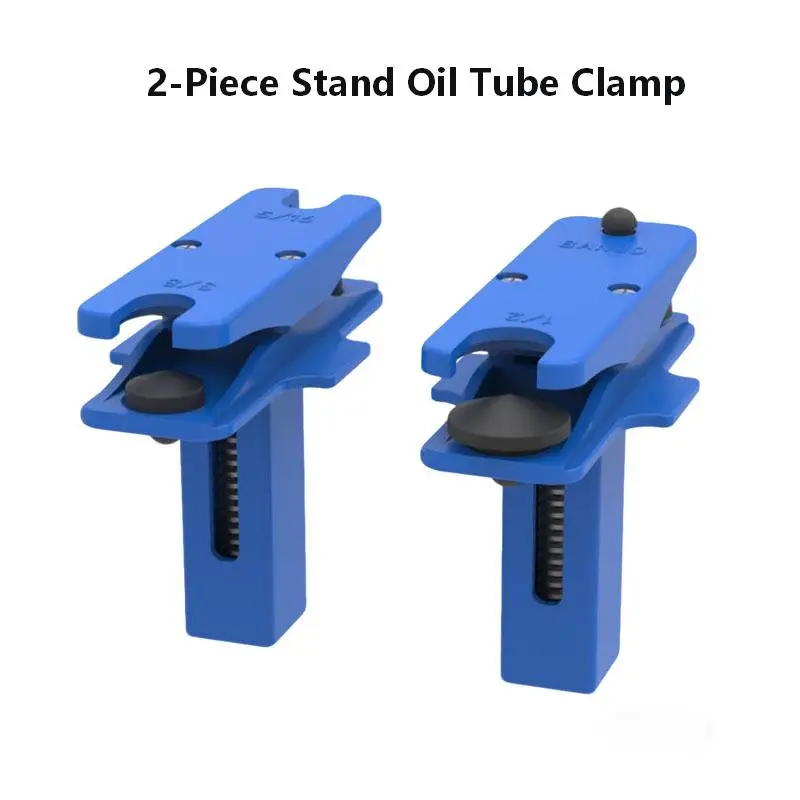 2Pcs Car Repair Tool Set (4 Types of Connectors) Oil Pipe Stopper Clips, Car Oil Pipe Sealing Clips, Car Brake Oil Pipe Plugs, Car Brake Oil Nozzle Clips, Universal Car Steel Pipe Clamp Plug Kit, Oil Leak Prevention Clips for Repair