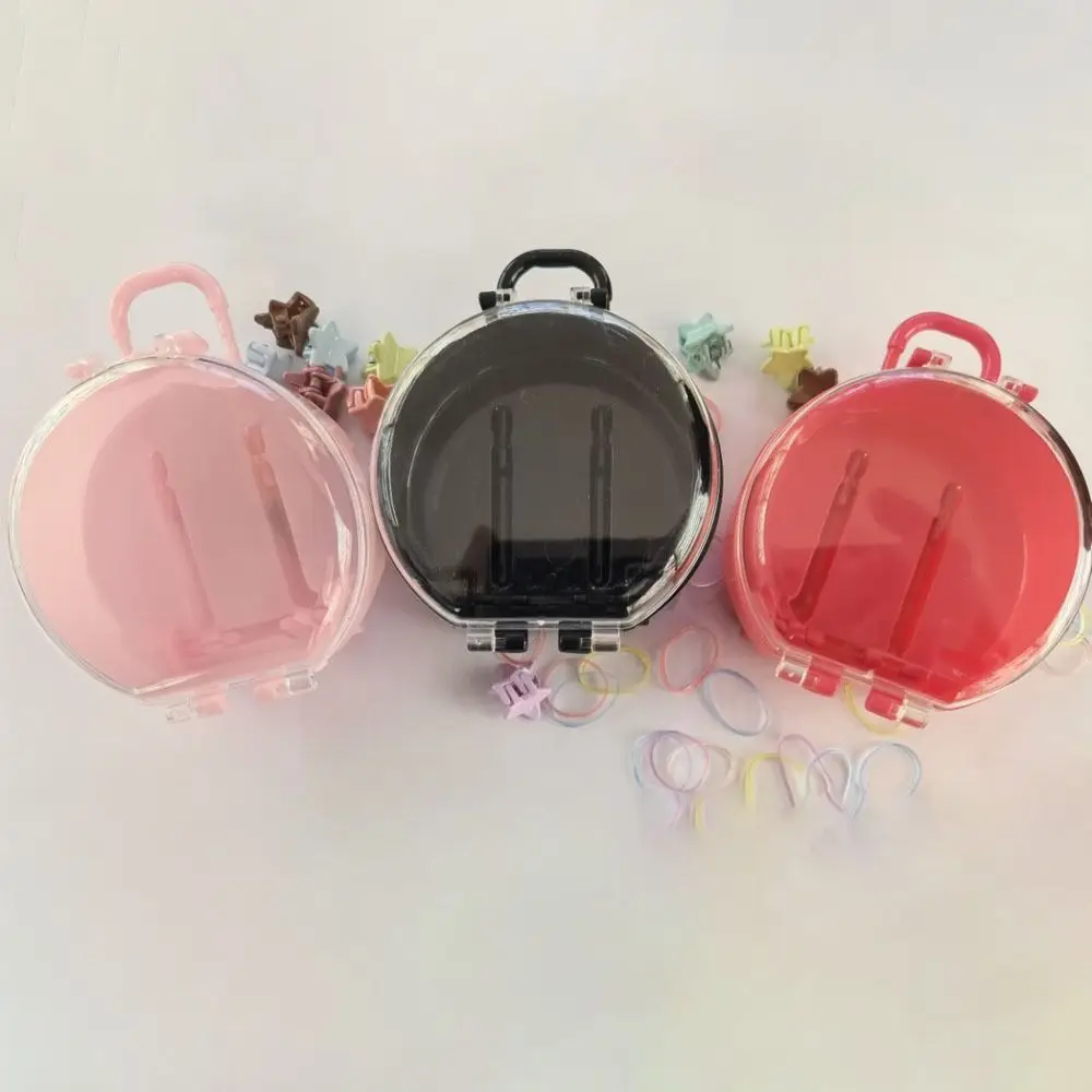 أزياء دمية الديكور حقيبة صغيرة البلاستيك الشفاف مصغرة حقيبة صغيرة دمى الملحقات #5