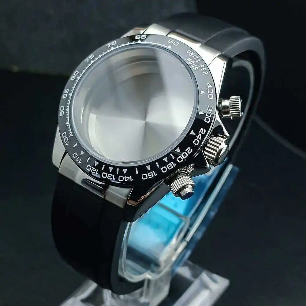 

Корпус VK63 39 мм, кварцевый механизм VK63, мужские часы, корпуса из нержавеющей стали, подходят для циферблата 29 мм, ремешок 20 мм, коробка для часов, аксессуары