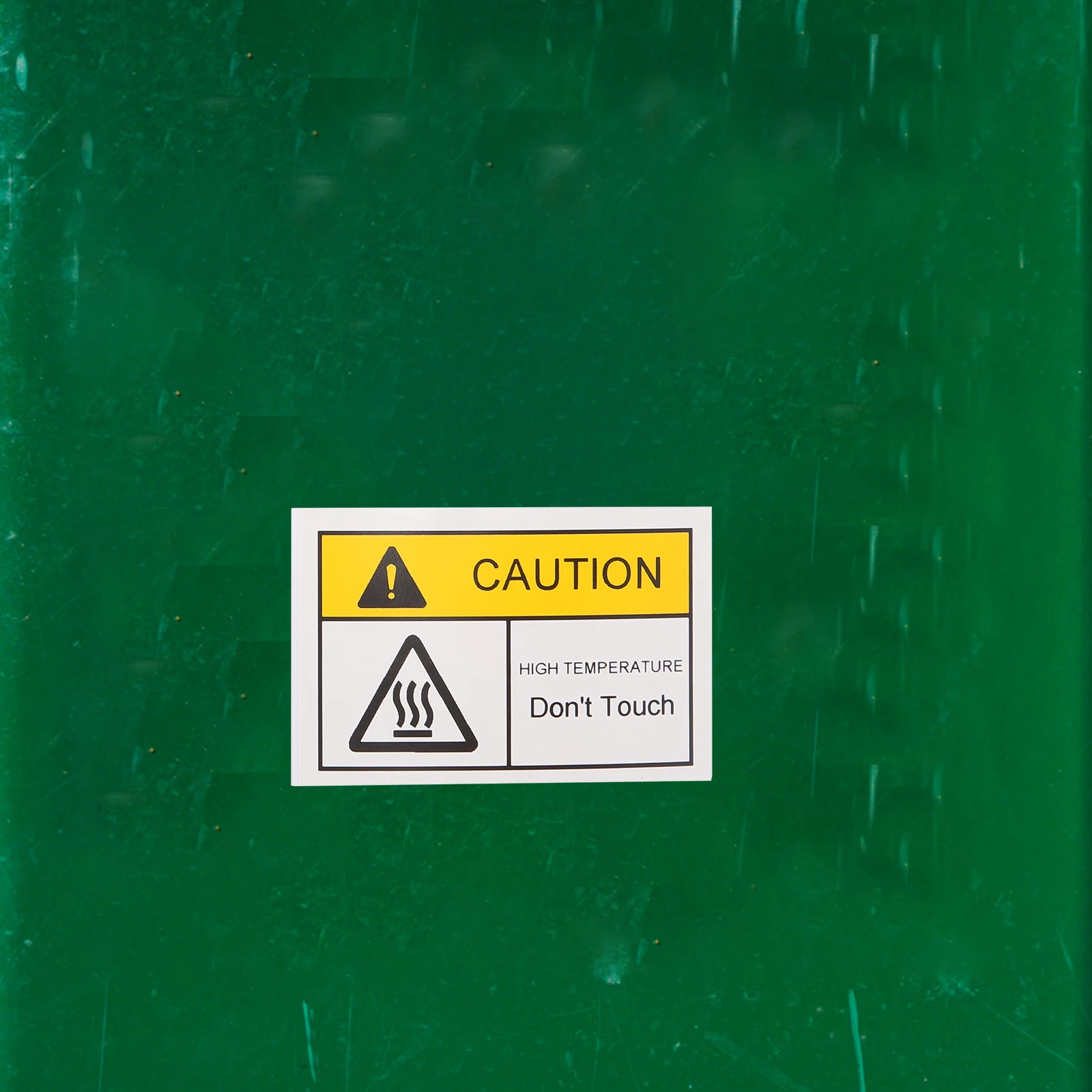 5 Sheets High Temperature Warning Label Caution Stickers Hot Labels Do Not Touch Sign Surface Pvc