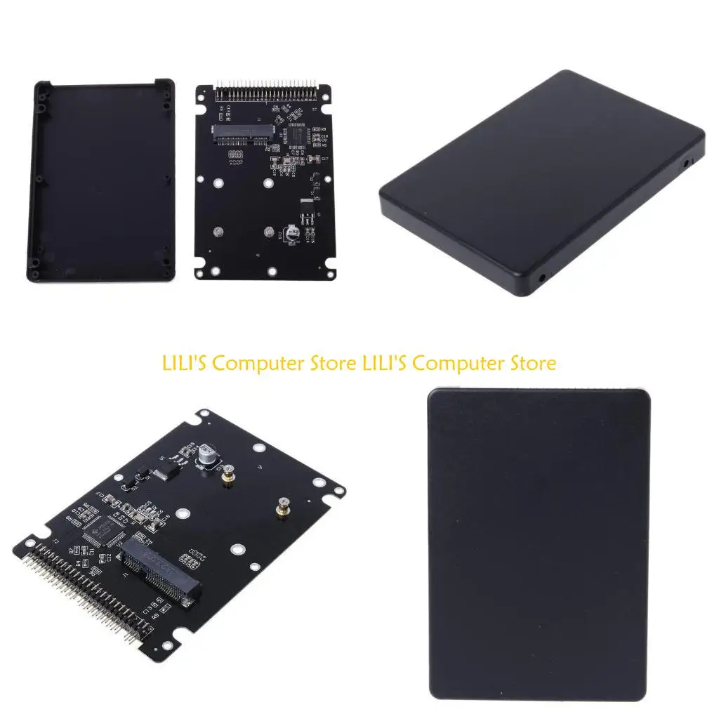 

A52B For mSATA Mini PCI-E SSD To 1.8'' 44 Pin Male IDE Converter Adapter Converter Adapter Board with Enclosure for Case 2.5"