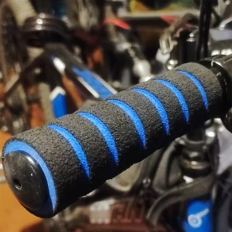 Bicycle Grips MTB Sponge Handlebar Cover Sweat Absorption Anti-skid Shock-absorbing Soft Bike Grips Ultraight Cycling Handlebar