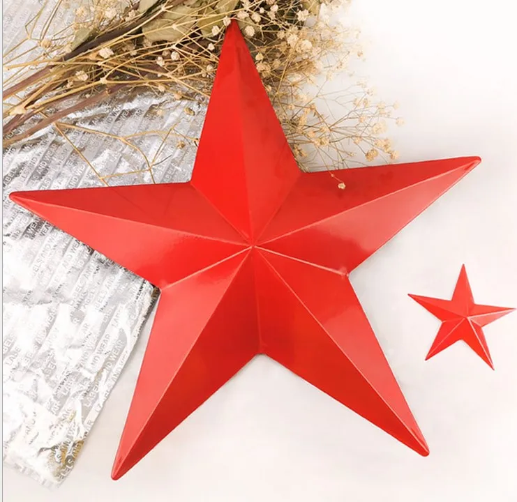 

Pentagram Ornament Home Star Wall Hanging Iron Decor Iron Wall Home Hanging Decor