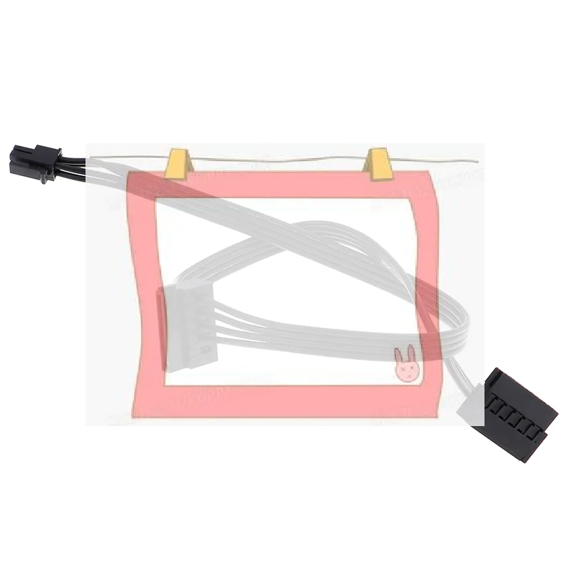 1 قطعة 45 سنتيمتر صغيرة 4 دبوس إلى 2 Sata SSD كابل إمداد الطاقة ل M410 M610 M415 Mini 4Pin المزدوج القرص الصلب سلك الطاقة اكسسوارات السيارات