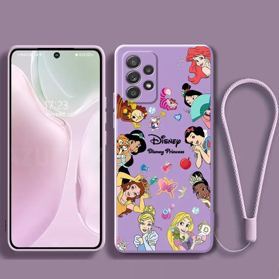 ديزني الأميرة لينة غطاء الهاتف حقيبة لهاتف سامسونج غالاكسي A30s A53 A50 A56 A05 A03 A02s A04 A06 A20s A71 A73 #2