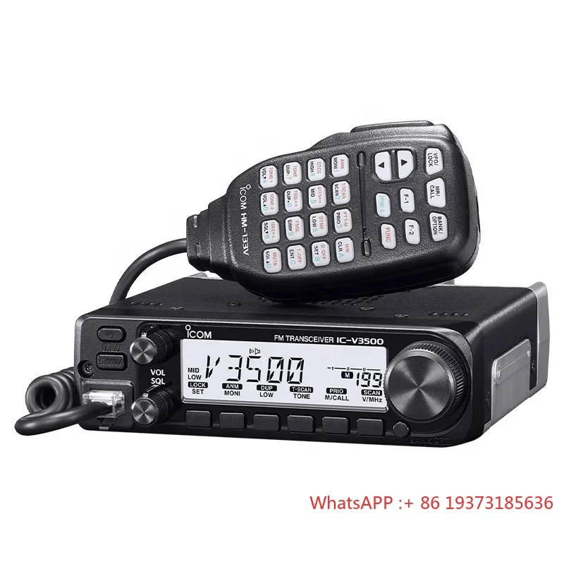ICOM IC-V3500 2M VHF FM Transceptores móviles Walkie Talkie Base Radio bidireccional IC-V3500