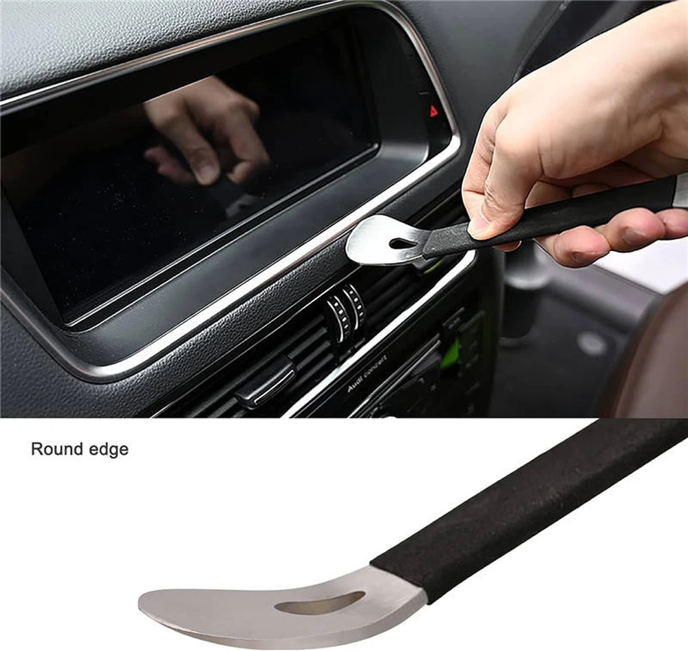 Imagem -03 - Car Interior Clipe Painel Guarnição Remoção Tool Pry Plate Conversão Instalação Tool Aço Inoxidável