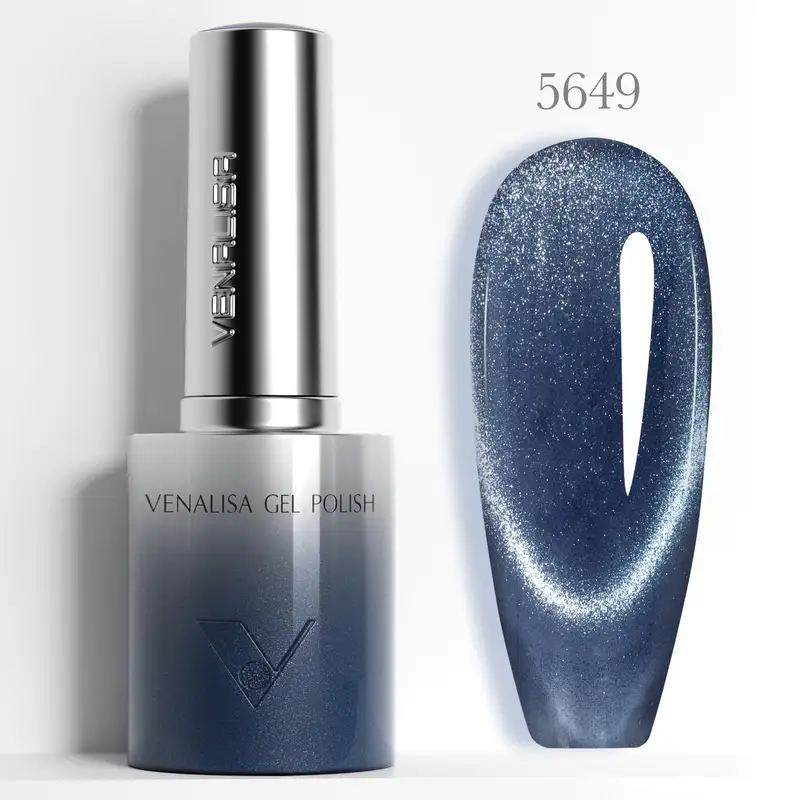1pc Venalisa 10ml Nail Gel Polish Round Brush HEMA FREE TPO FREE Soak Off Sparkle Cat Eye Gel Lacquer Soft Texture Gel Varnish - Image 19
