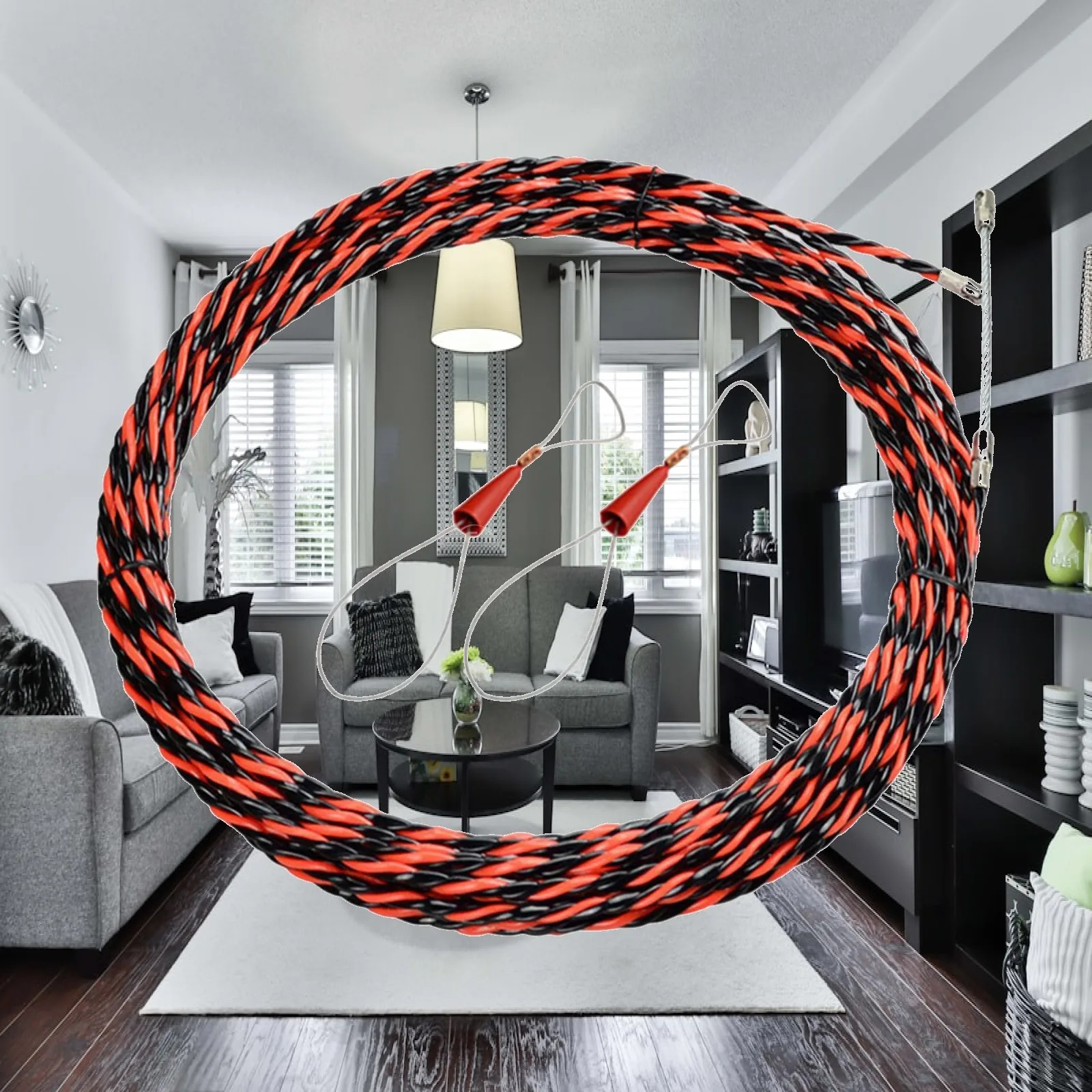 Wire Threading Tool Flexible Electrical Wire Guide Device for Cable Pulling Wall Duct Conduction