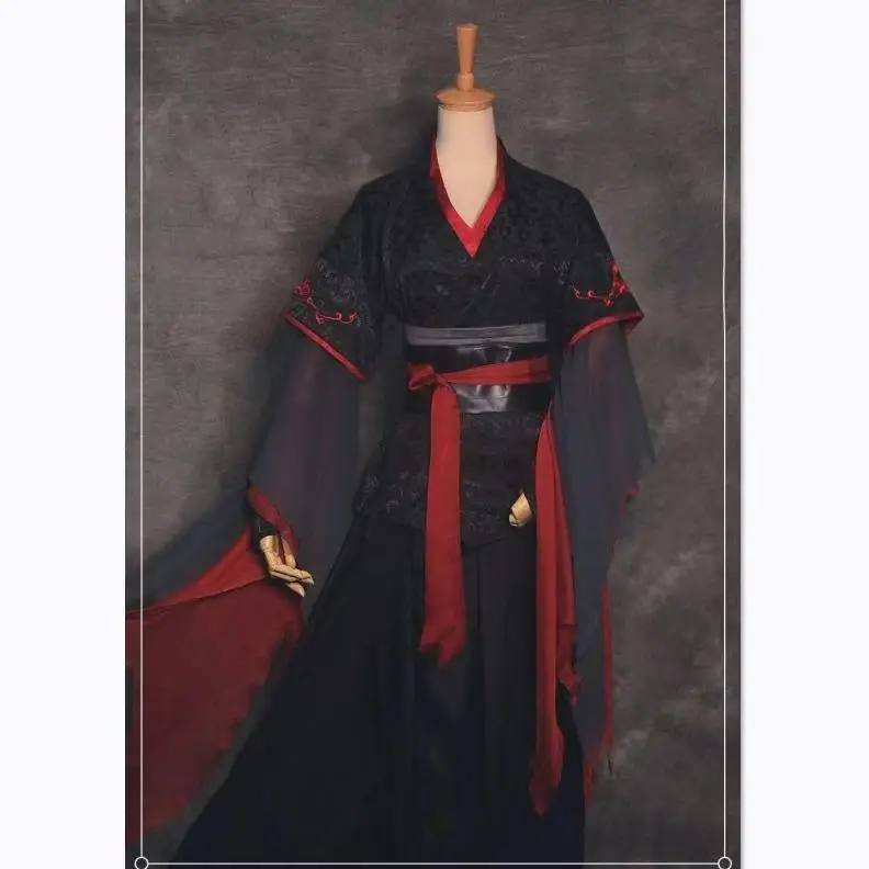 Cool Black Xuanyu Cosplay Costume Niche Anime Game Character Ancient Clothing Hanfu Boys Halloween Street Wuxian COS Suits