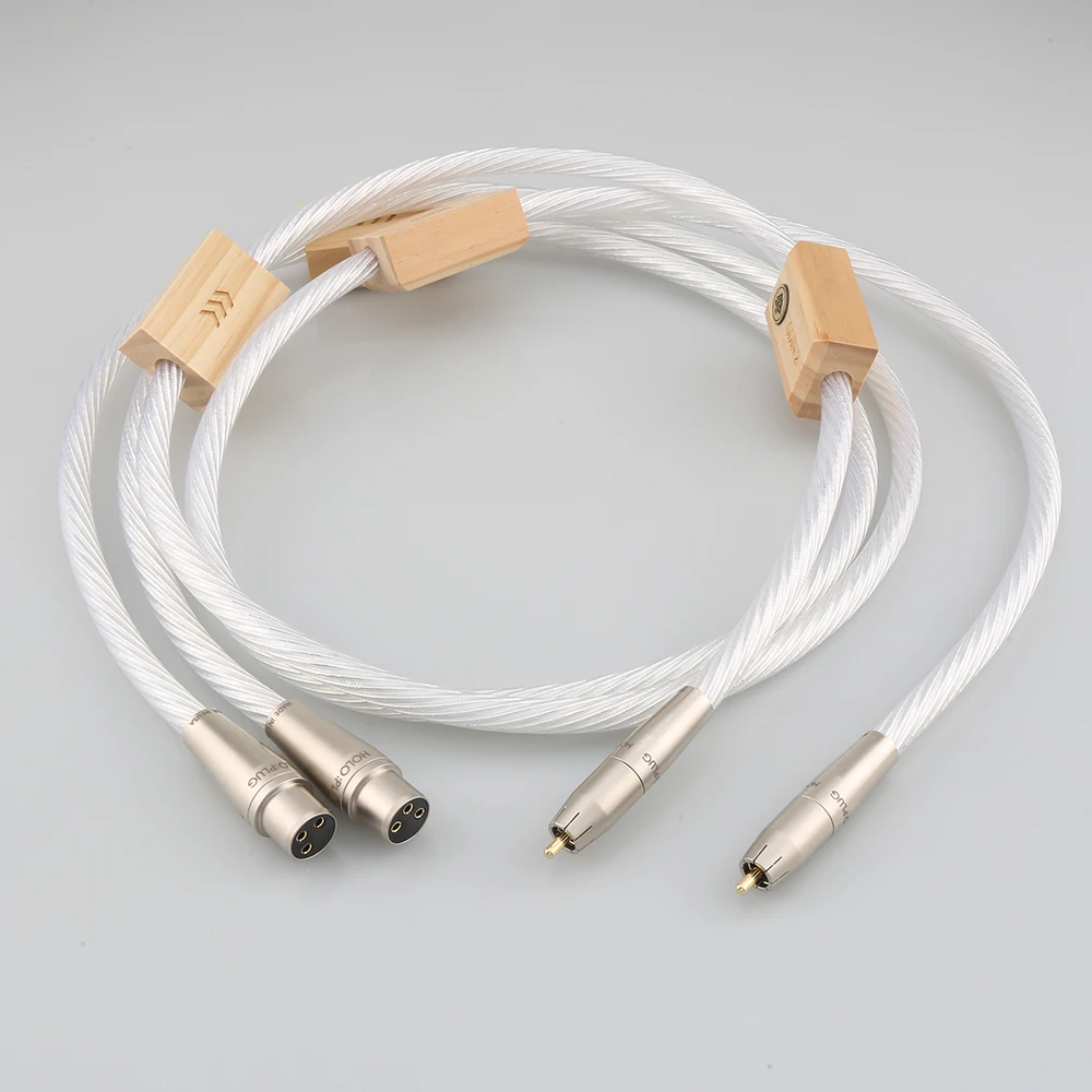 Pair Nordost Odin 2 RCA Male To XLR Female Plug Audio Cable Interconnect Cable XLR male To RCA male Hifi Audio Cable