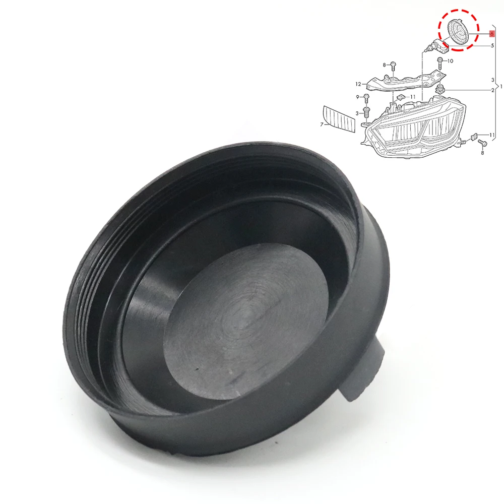 

Headlight Headlamp Bulb Seal Dust Cover Cap For VW Golf MK6 Polo 6R 6C 9N Passat B6 B7 B8 Transporter Phaeton Scirocco Multivan