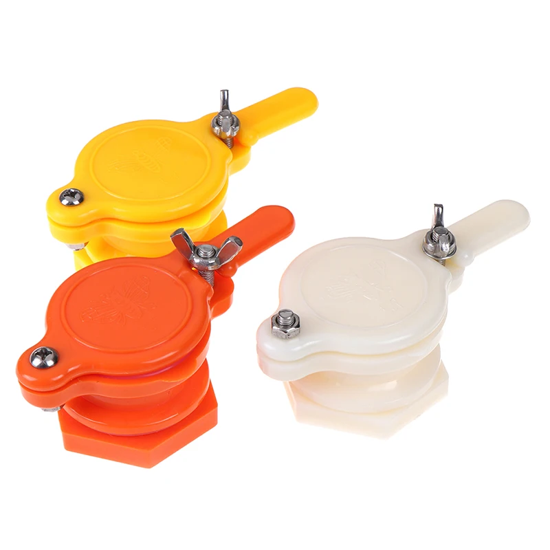 Plastic Honey Gate Valve Honey Extractor Flow Port Gardening Bee Honey Tap