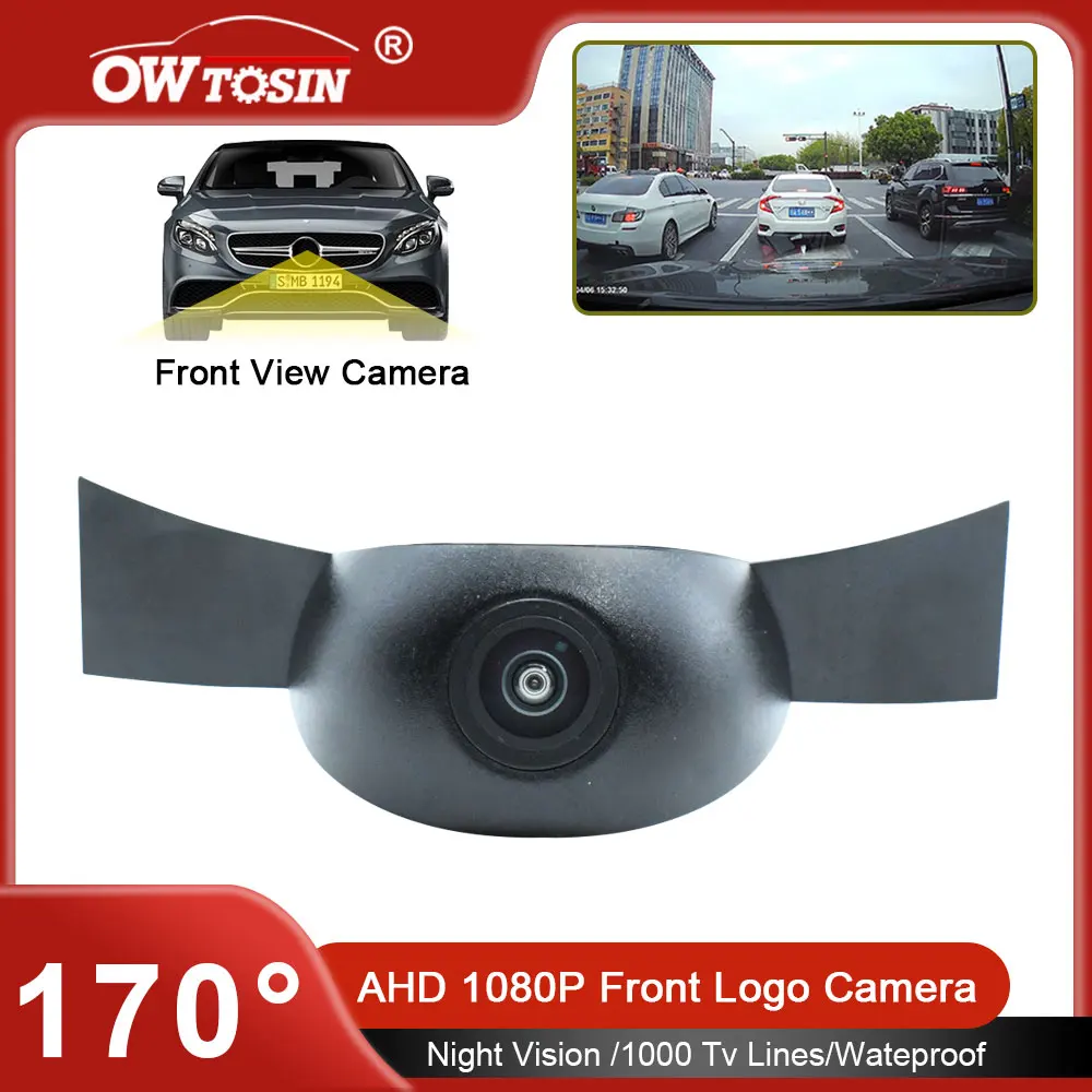 For Mercedes Benz GLE W167 V167 GLE350 GLE450 2019 2020 Vehicle Logo Front View Camera 170° Fisheye AHD 1080P Car Front Camera