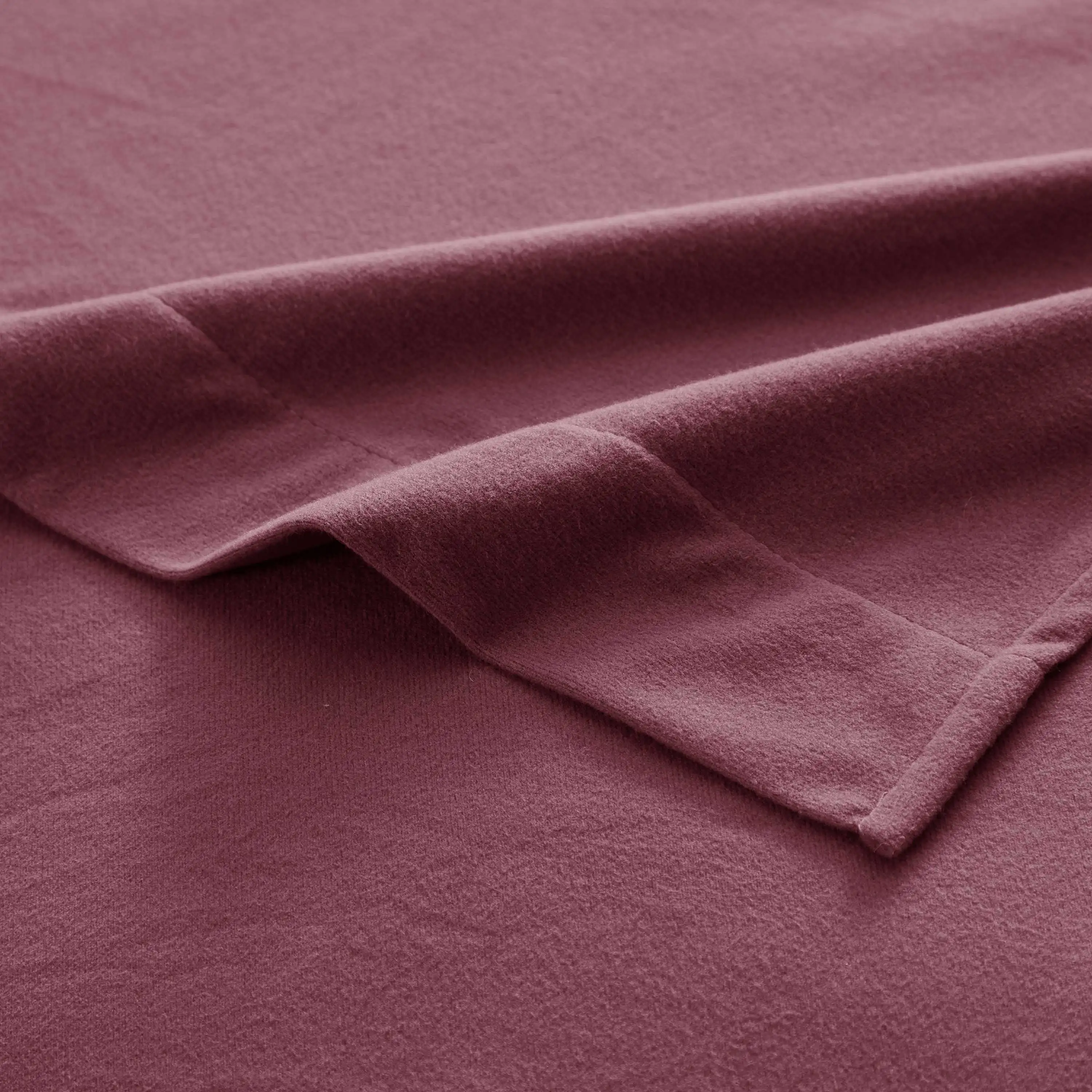 Flannel Sheet Set Burgundy King