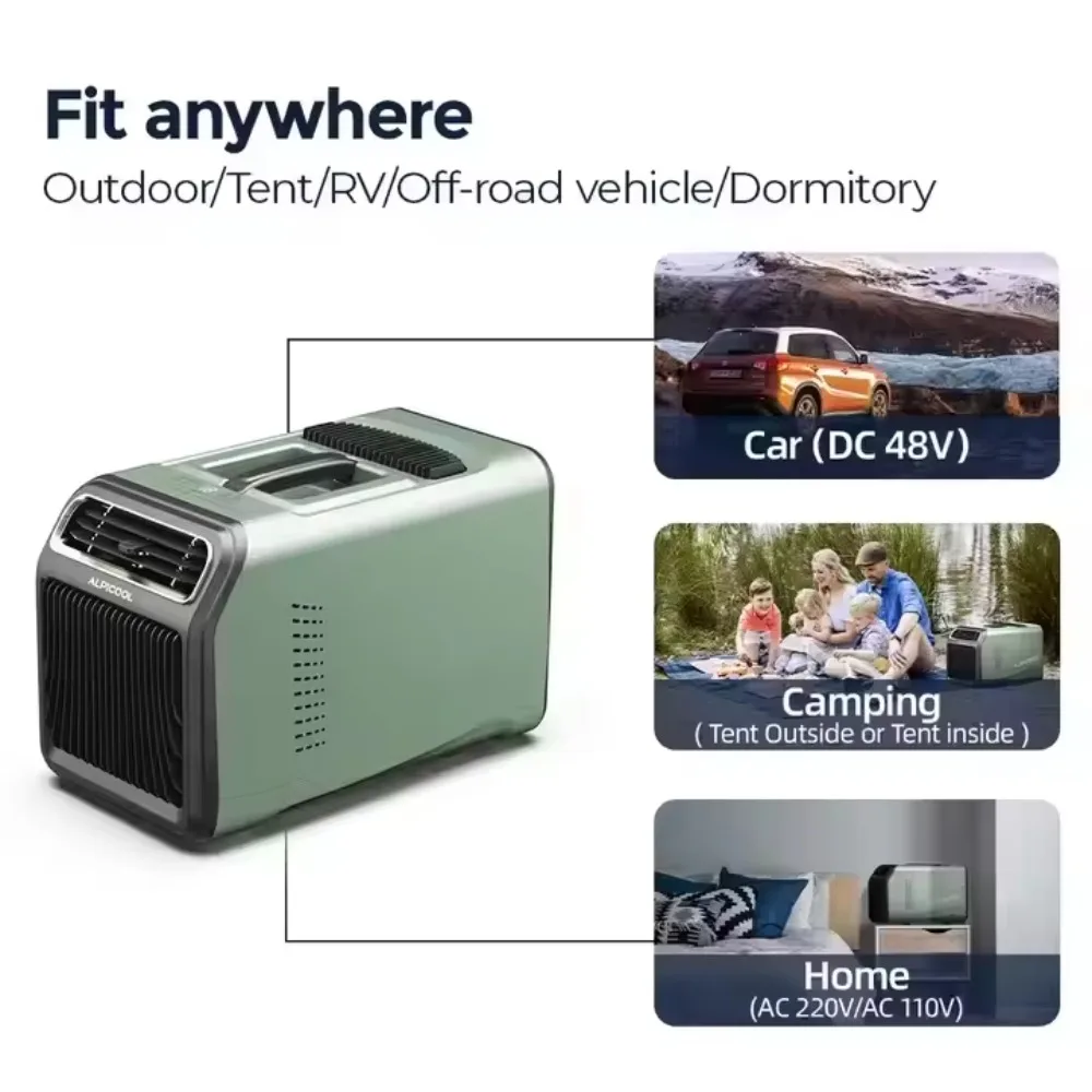 YA01-AC 110V Easy Carry Portable Mini Size Tent Camping Air Conditioner New for Outdoor Home Use