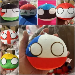 70 styles 10cm Country Ball Plush Toys Polandball Pendant Country Balls Countryball Stuffed Doll Christmas Decor Gifts for Kids