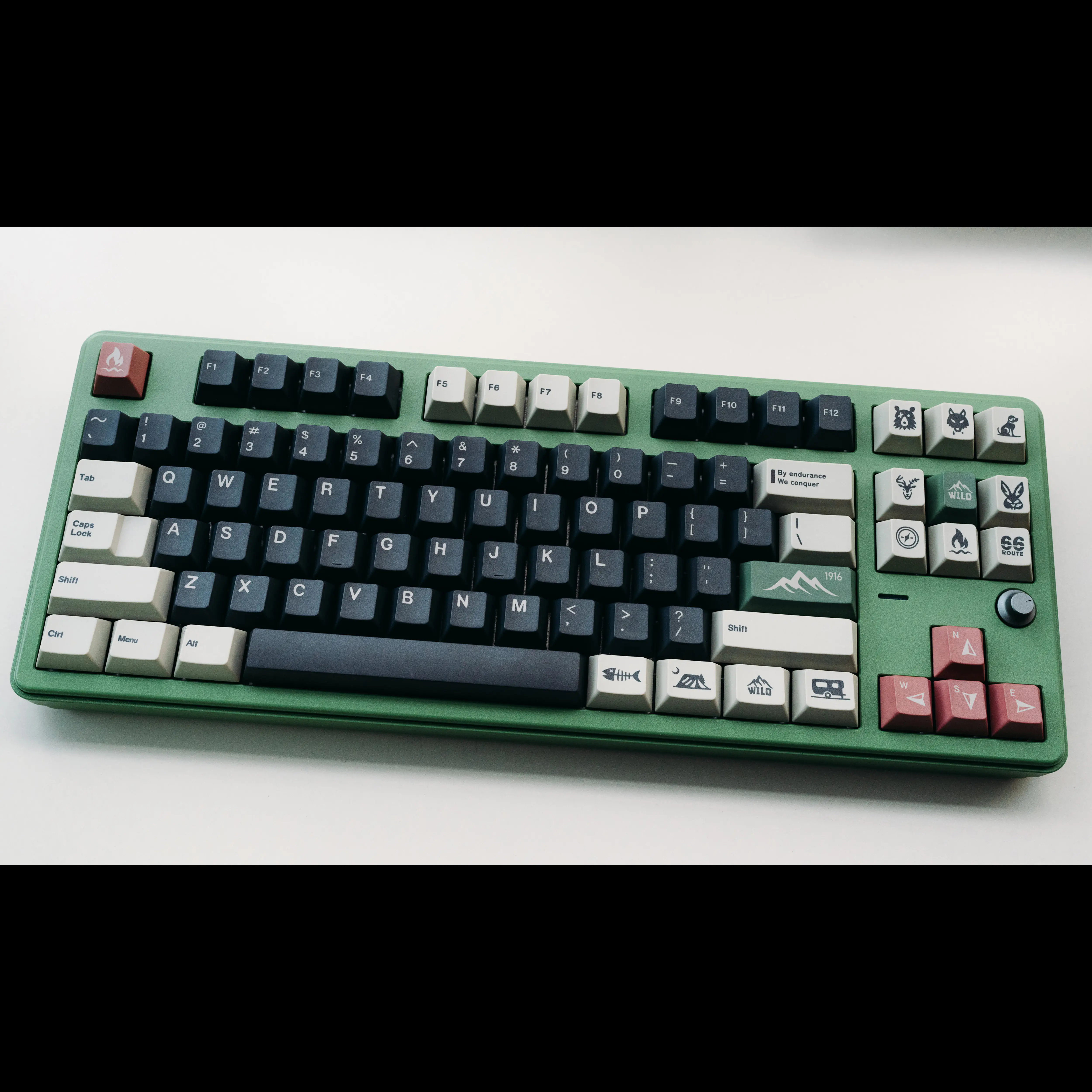 GMK Wild Keycaps Clone PBT Dye Sublimation Cherry Height for Mechanical Keyboard Game Desk Accessory Gravastar Ajazz AULA F75