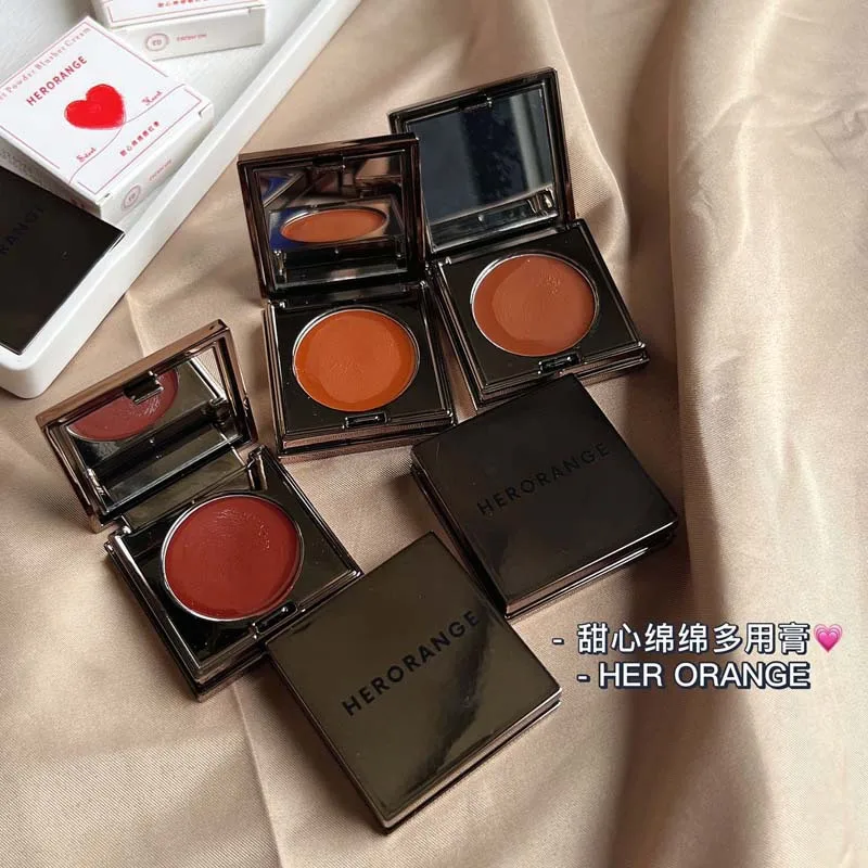 2023Blush Peach Cream Makeup Blush Palette Cheek Contour Blush Cosmetics Blusher Cream Korean Makeup Rouge Cheek Tint Blush