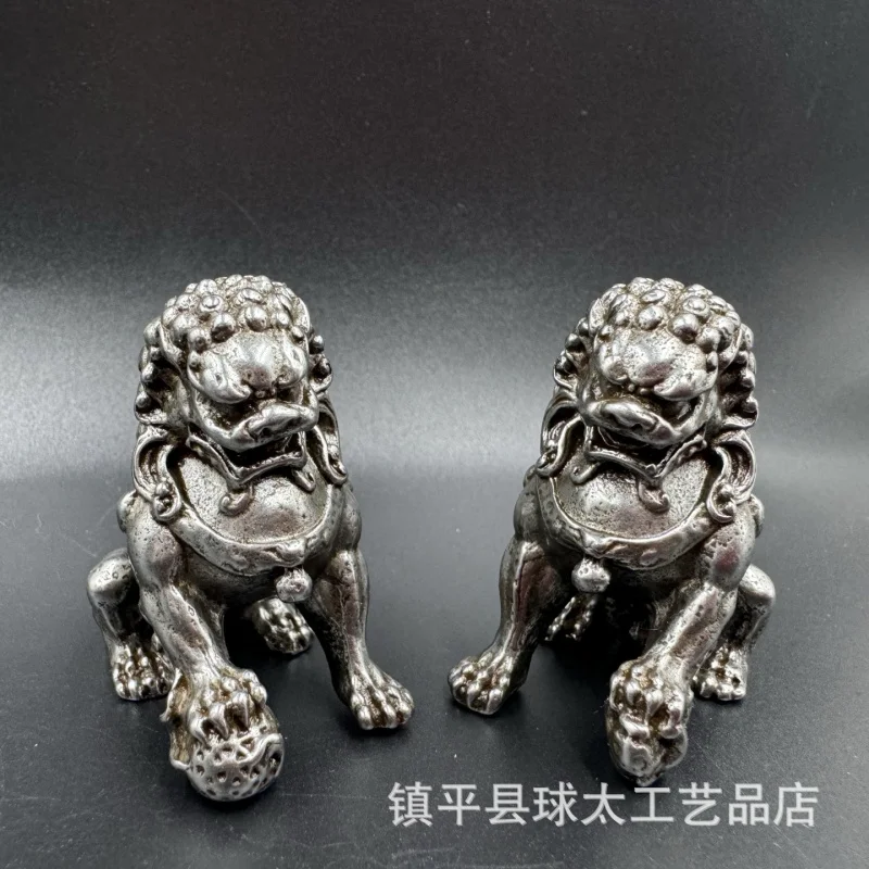 

Palace Gate Lion（a Pair）Tea Pet Car Office Home Desktop Decoration Vintage Craft