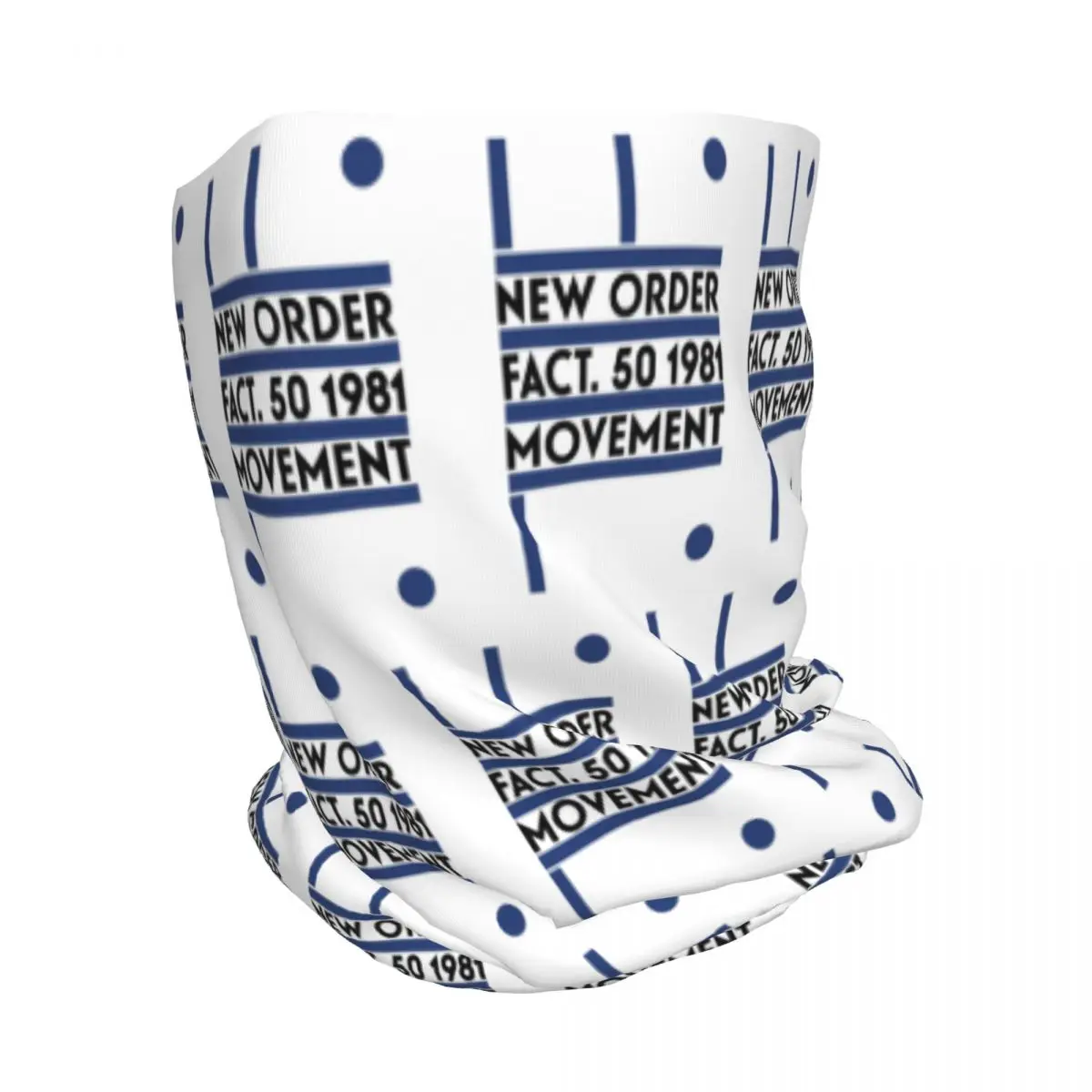 New Order Movement Bandana Neck Cover Mask Scarf Multi-use Cycling Scarf Beanies Hat Unisex Adult All Season